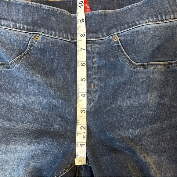 Spanx Jeans Womens Small Distressed Ankle Skinny Slimming Shape Wear High Rise - Picture 11 of 12